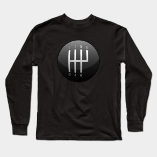 Classic Muscle Car /  Sports Car Shift Knob Long Sleeve T-Shirt